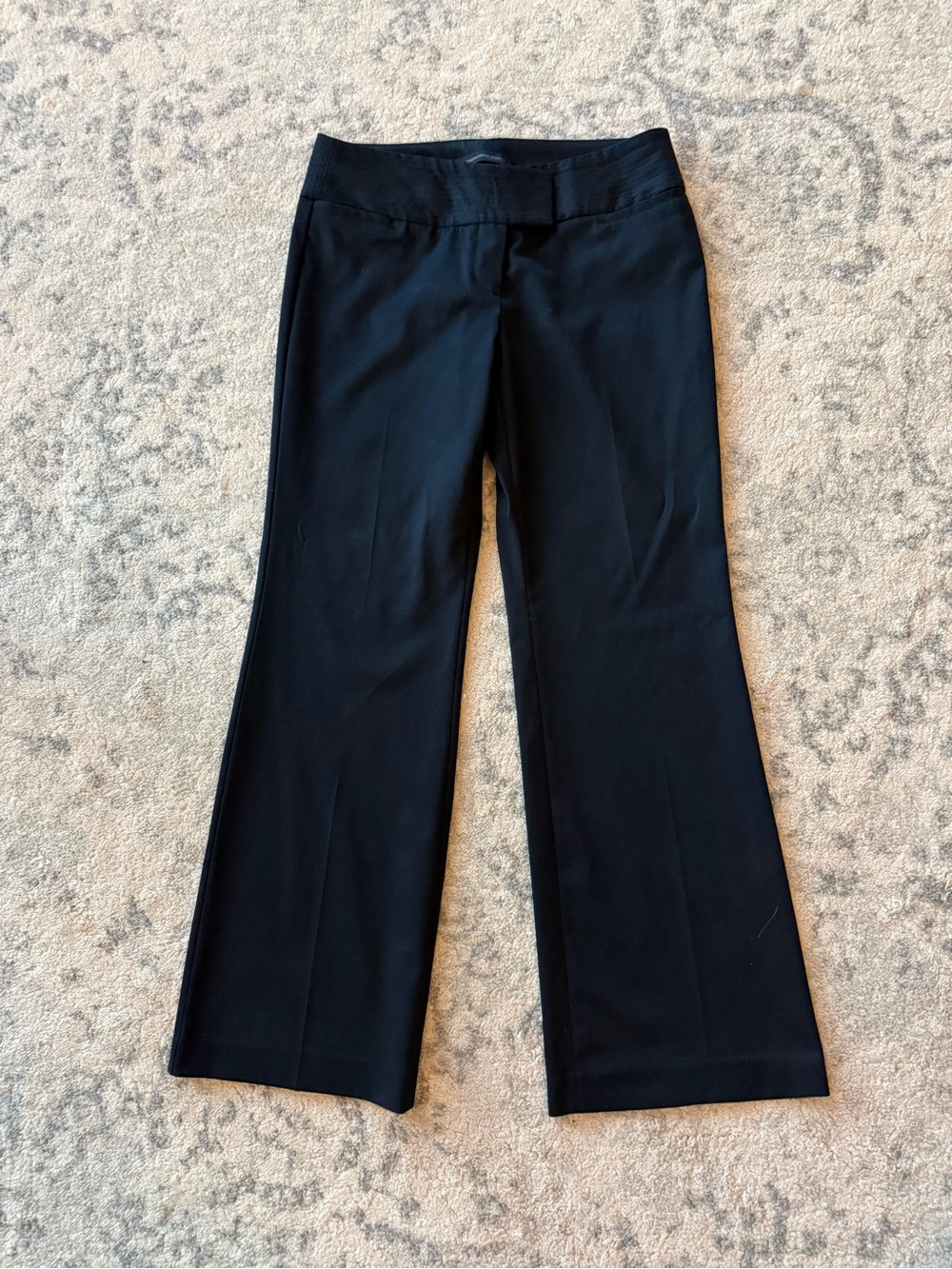 Express Editor Trouser Pants Black Size 10 Bootcut Career
